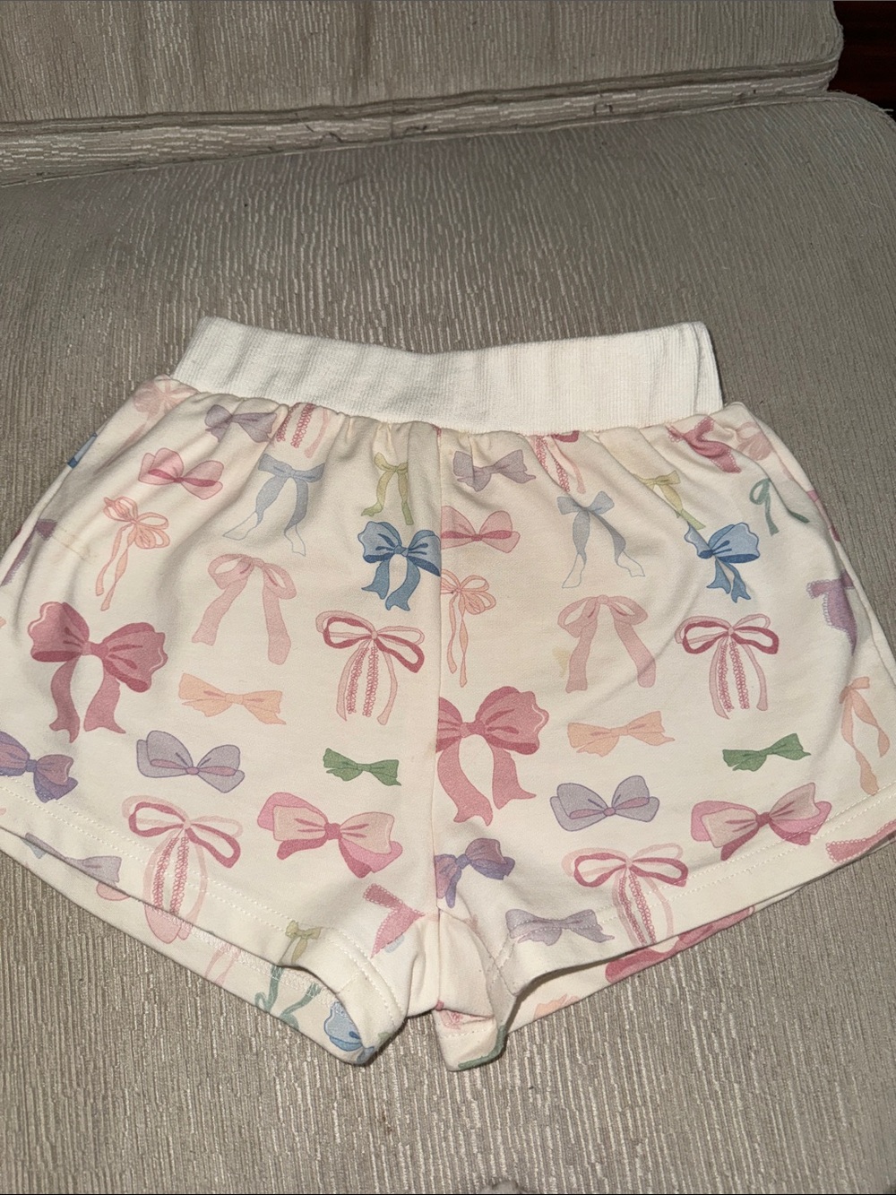 Lola and the Boys White Bow Print Pajama Set - Pink & Pastel Bows size 14 - Picture 15 of 17